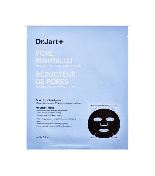 Pore ​​Minimalist Black Charcoal Sheet Mask 5 x 0,8 oz / 24 ml engangsmaske