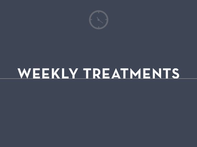 grafikon tjednog tretmana