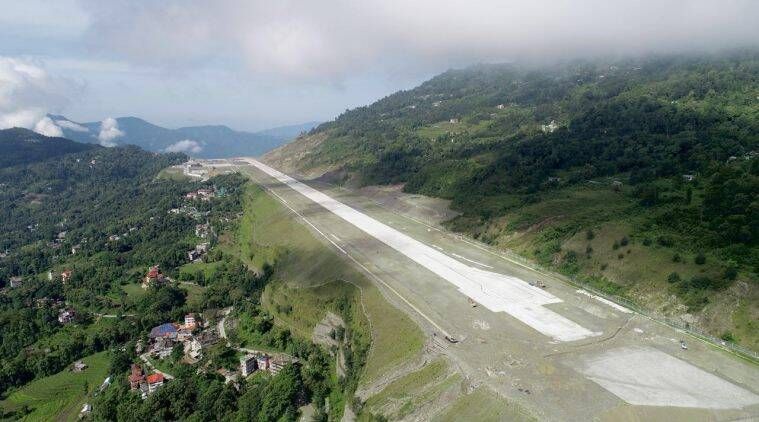 Sikkim saa 1. lentokentän; Pakyong AAI:n ensimmäinen viherkenttä Intiassa