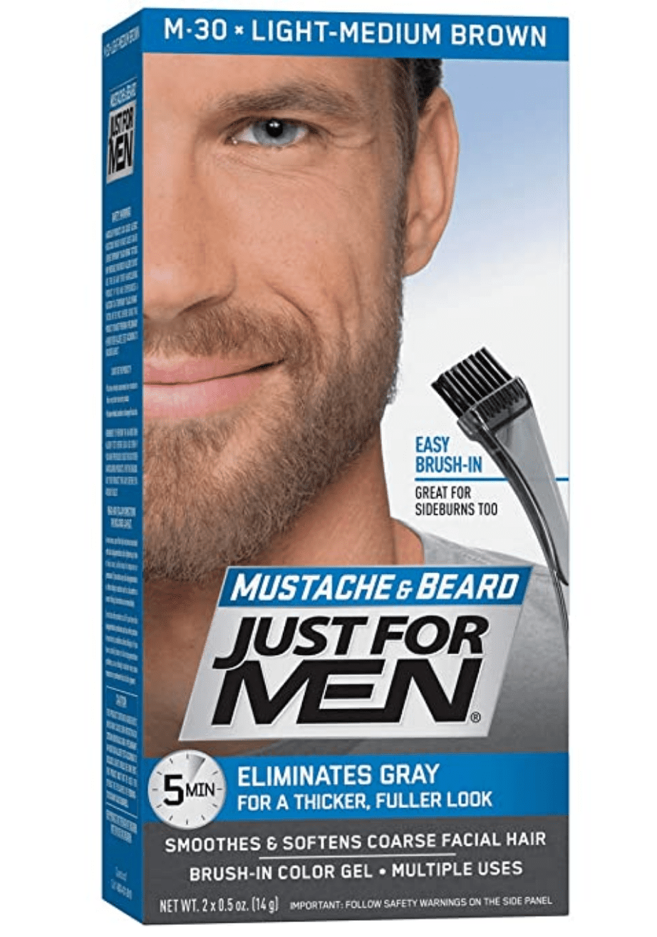overskæg og skægfarvestof
