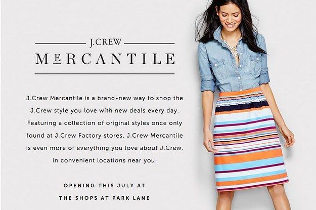 Vi presenterer J.Crew Mercantile, The Factory Outlet That Isn't