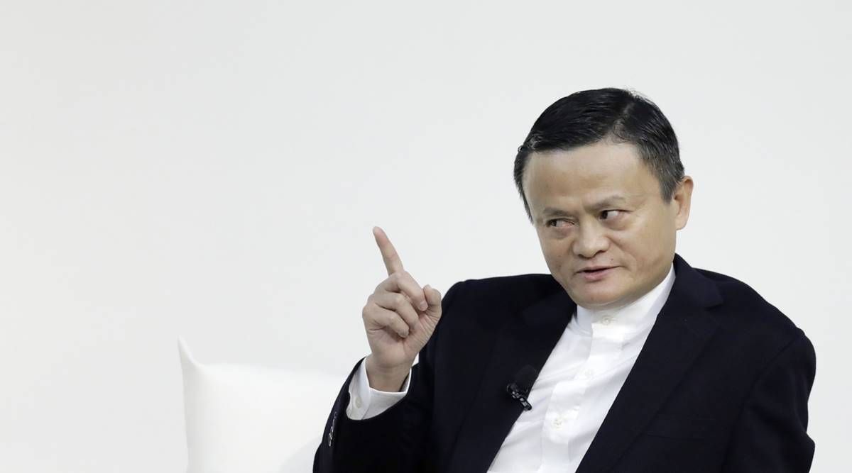 Fraværende i TV-programmet, spørsmål om hvor Jack Ma befinner seg