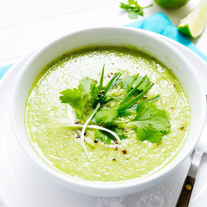 grøn suppe