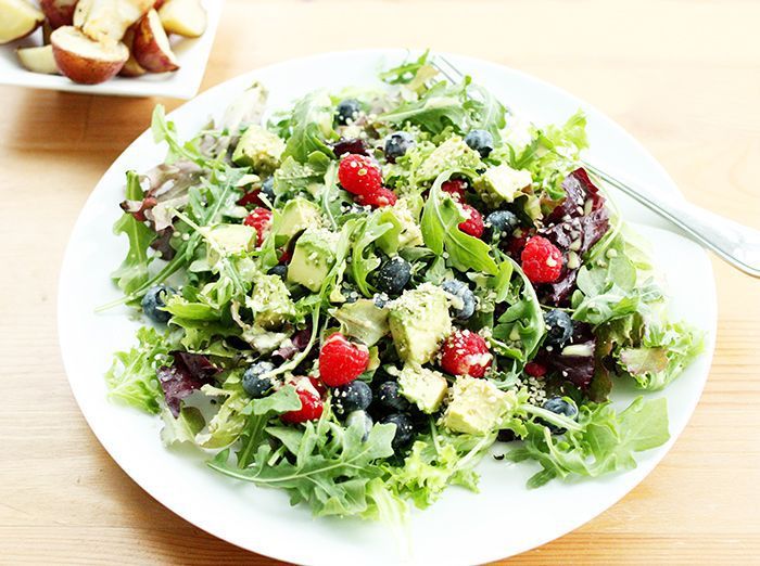 vegansk salat