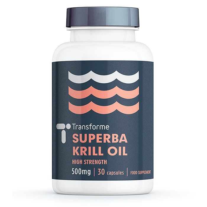 Craiceann tioram no dehydrated: Transforme Superba Krill Oil