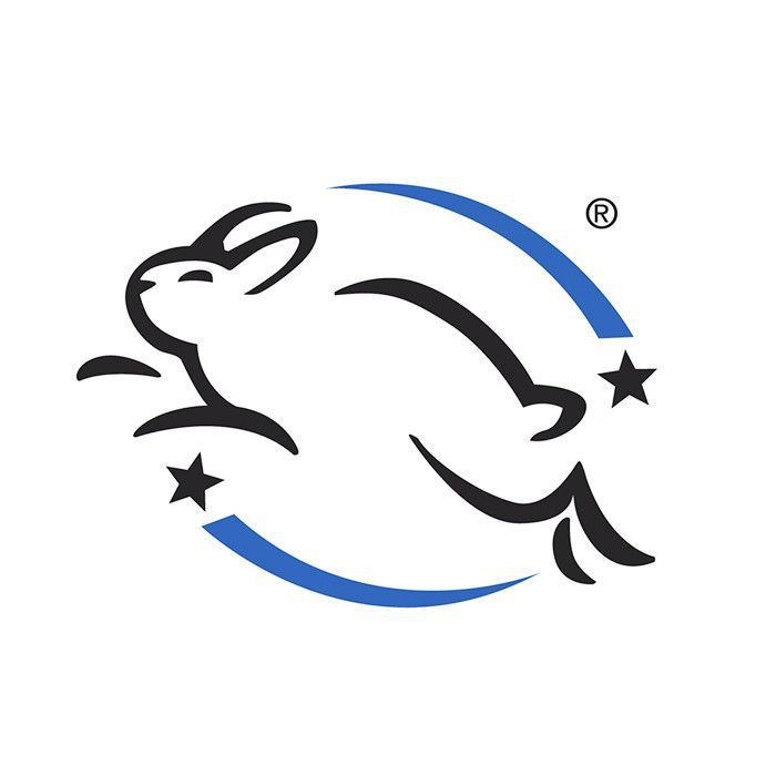 Logo preskakujúceho zajačika