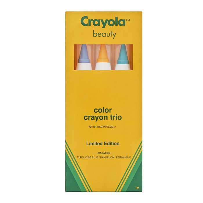שלישיית עפרון הצבעים של Crayola במקרון