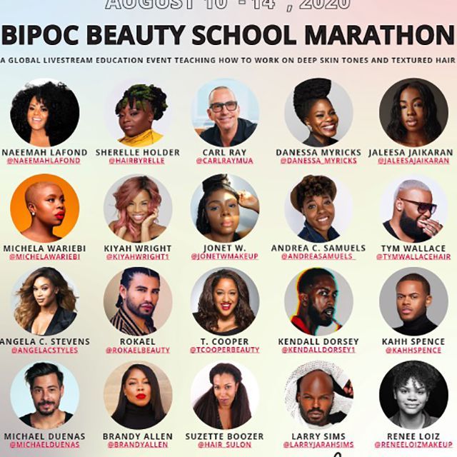 Dieses Beauty Livestream Event bietet Meisterkurse der besten BIPOC-Profis der Branche
