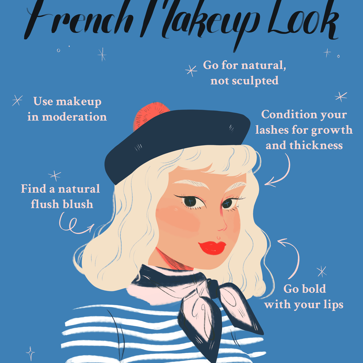 5 tip til dit franske makeup look