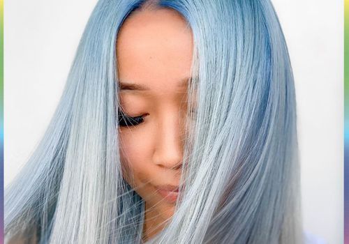 farve skiftende blåt hårfarve