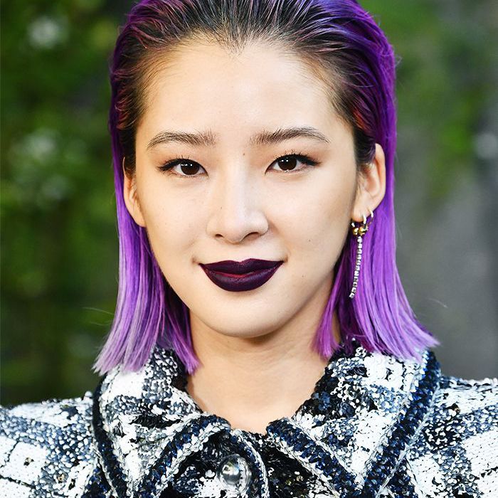Ljubičasta kosa: Irene Kim s ljubičastom kosom