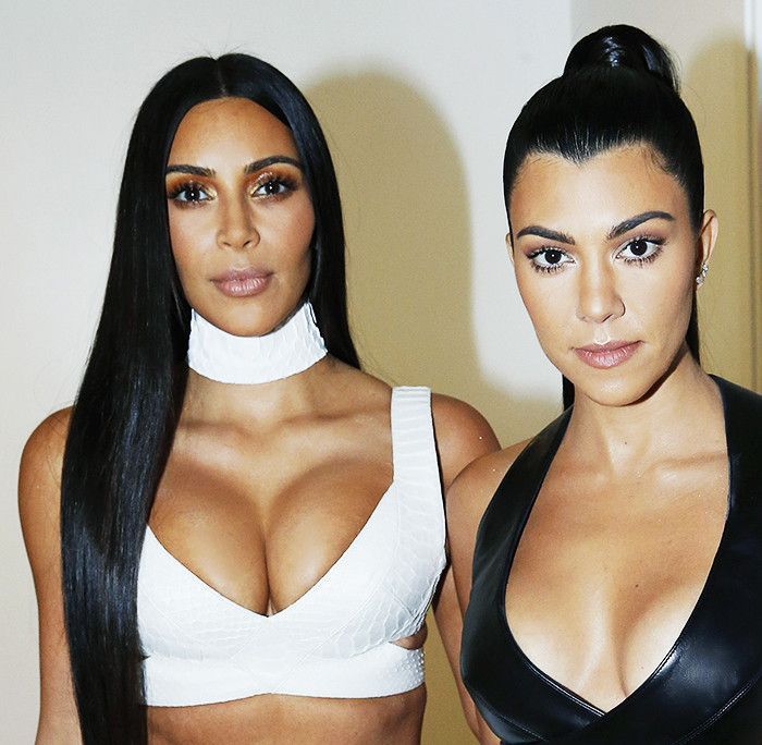 Kim Kardashian West und Kourtney Kardashian