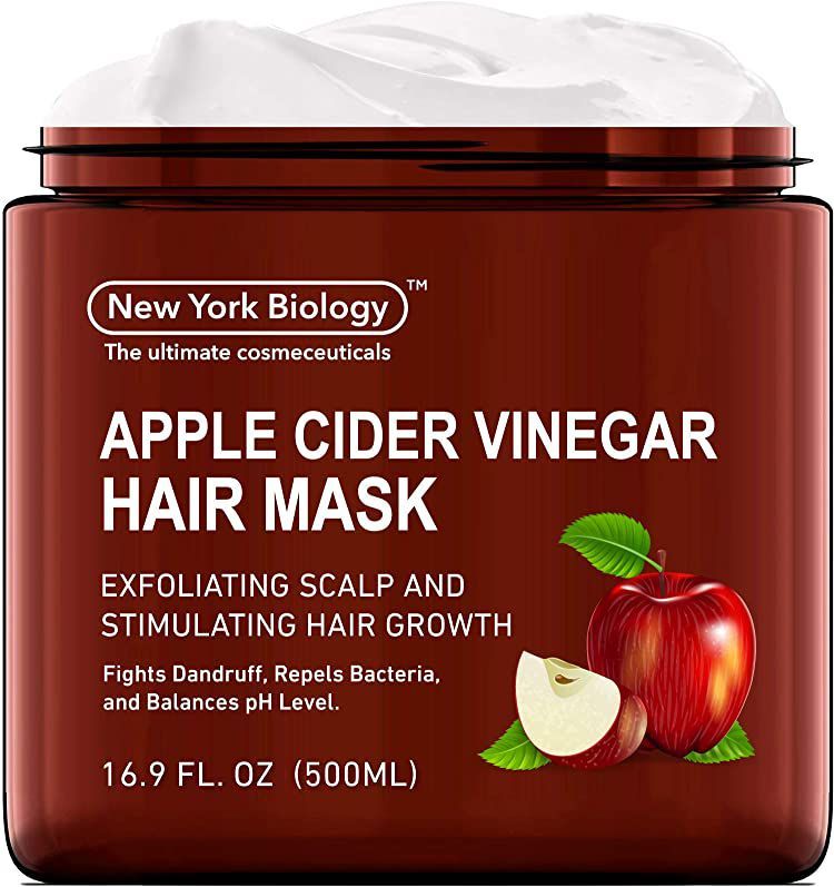 New York Biology Apple Cider Eddike Hårmaske