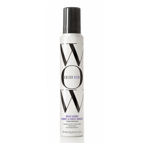 Color Wow Brass Banned Mousse para cabello rubio
