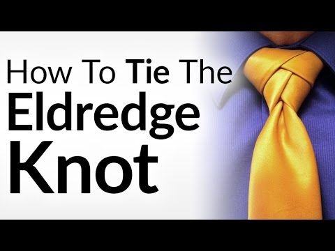 Cómo atar el nudo de Eldredge: ¿esta corbata es demasiado?