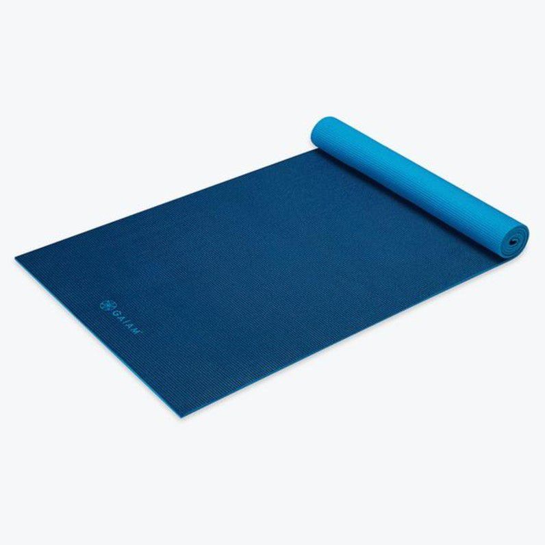 Blaue Yogamatte