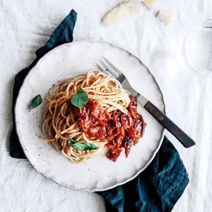 Kuinka estää loma-painonnousu - spagetti