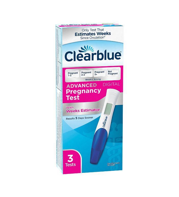 스마트 카운트 다운이 포함 된 Clearblue 디지털 임신 테스트