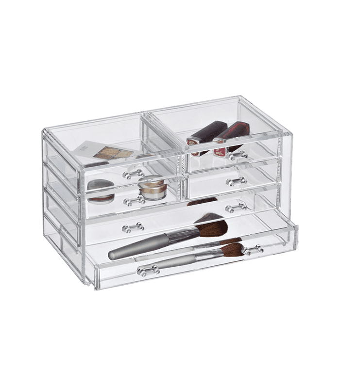 The Container Store Clear Makeup Storage