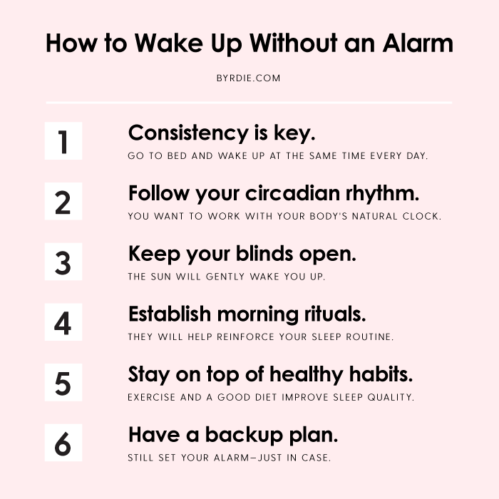 Come svegliarsi senza una grafica di allarme