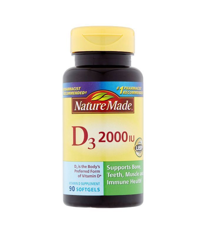Nature Made Vitamin D3 5000 UI de cápsula ultra forte