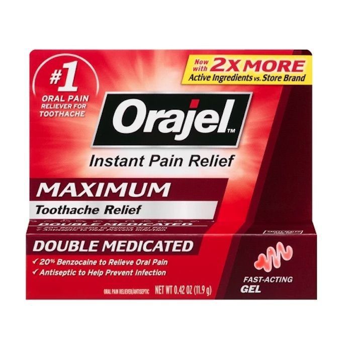 Orajel Maximum Double Relief Toothache Gel