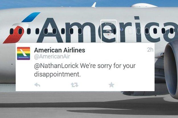 So reagierte American Airlines, als sich ein Passagier über sein neues Regenbogenflaggen-Logo aufregte