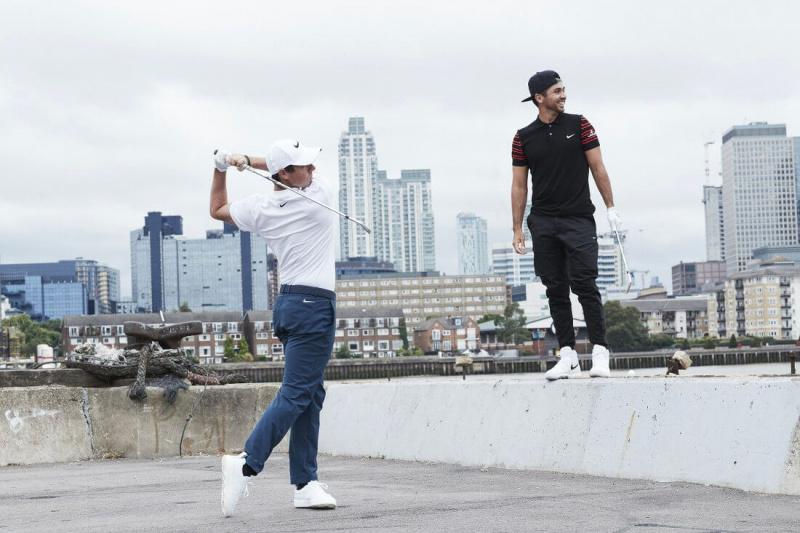 Rory McIlroy og Jason Day x Nike AeroReact poloskjorte