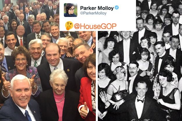 Folk troller i GOP over Mike Pence's Group Selfie