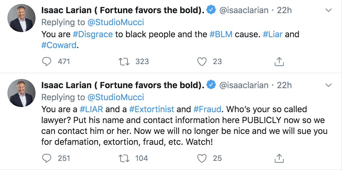 Direktor punčke LOL Surprise Doll Isaac Larian na Twitterju napadel vplivno osebo Amino Mucciolo