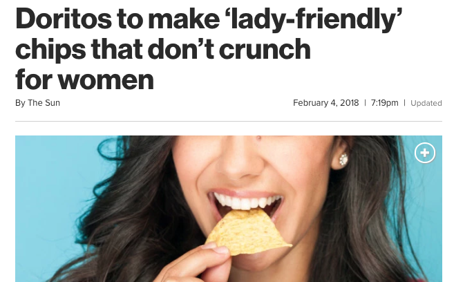 Dyrektor generalny PepsiCo powiedział, że rozważają zrobienie chipsów dla kobiet, a ludzie są wyjątkowo zdezorientowani