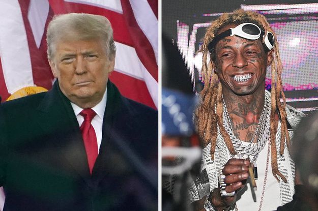 Rapper Trump Pardons Lil Wayne