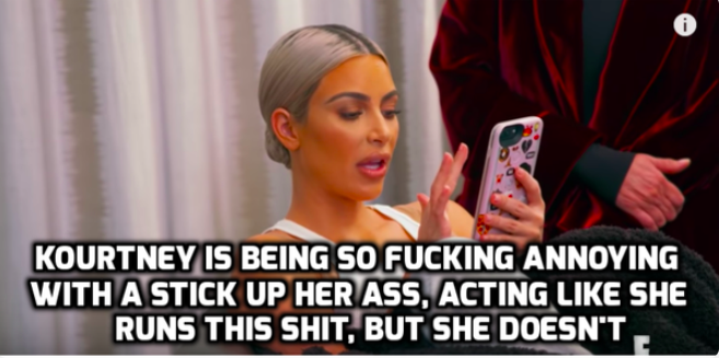 Kim Kardashian se je končno obrnila in klicala Kourtney Kardashian najmanj vznemirljivo na pogled ter rekla, da je tako nizek udarec