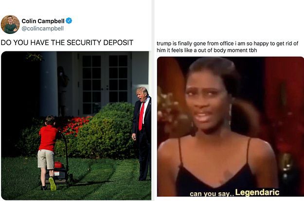 Trump deixando os memes da Casa Branca
