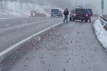 Lego Spill sperrt Abschnitt des West Virginia Highway