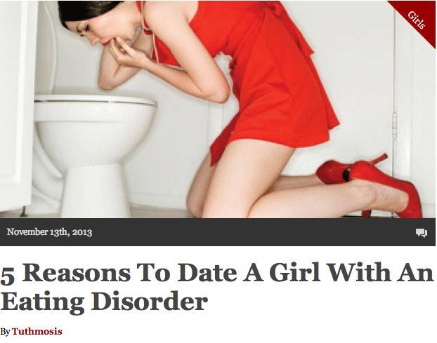Conoce al autor detrás del artículo viral '5 razones para salir con una chica con un trastorno alimentario'