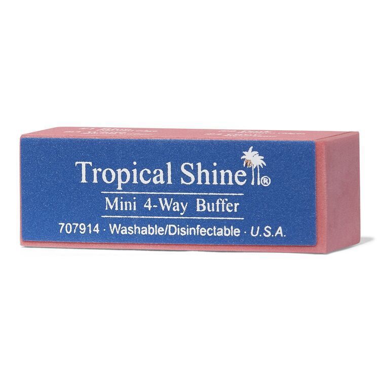 Bloc Tropical Shine 4-Way Mini tampon de unghii