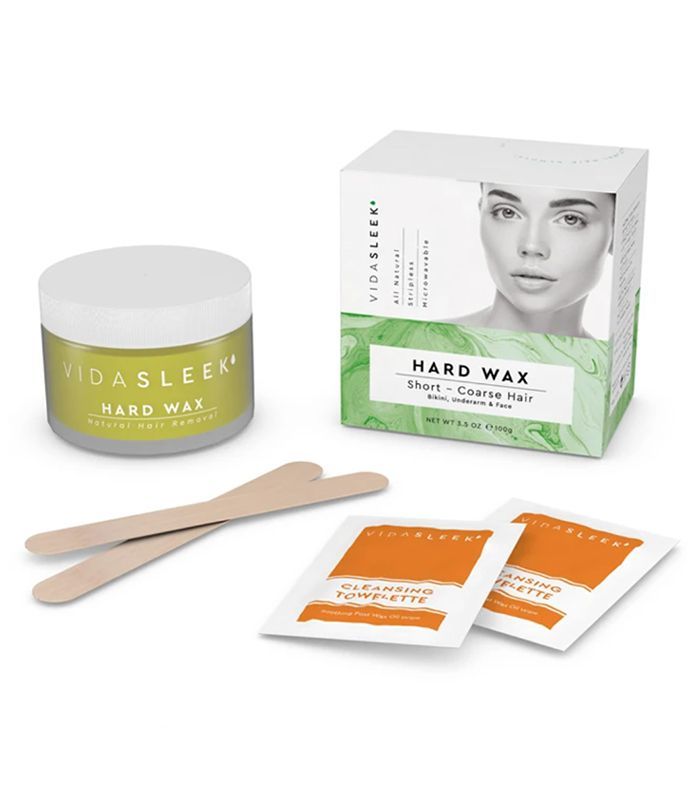 VidaSleek Hard Wax Kit: rostro, axilas y bikini