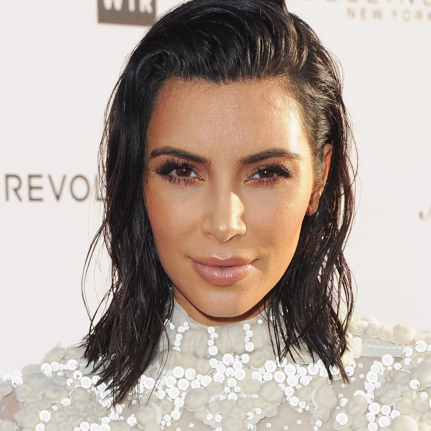 Kim Kardashian Side Flip schulterlang