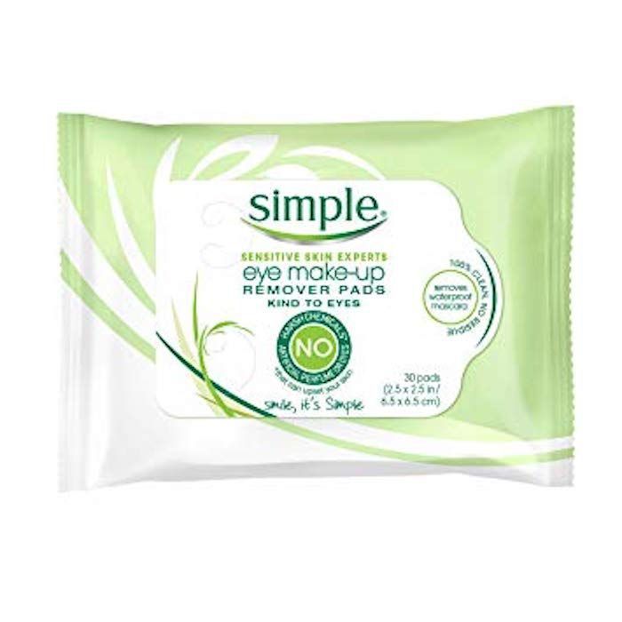 Simple Eye Makeup Remover Pads