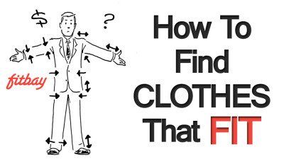# 1 Problème que les hommes ont à acheter des vêtements? | Bon ajustement | 3 raisons d'utiliser l'application et le site Web Fitbay