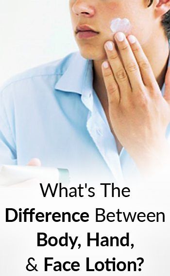 ¿Cuál es la diferencia entre loción para manos, rostro y cuerpo? ¿Es seguro usar cremas y humectantes indistintamente?