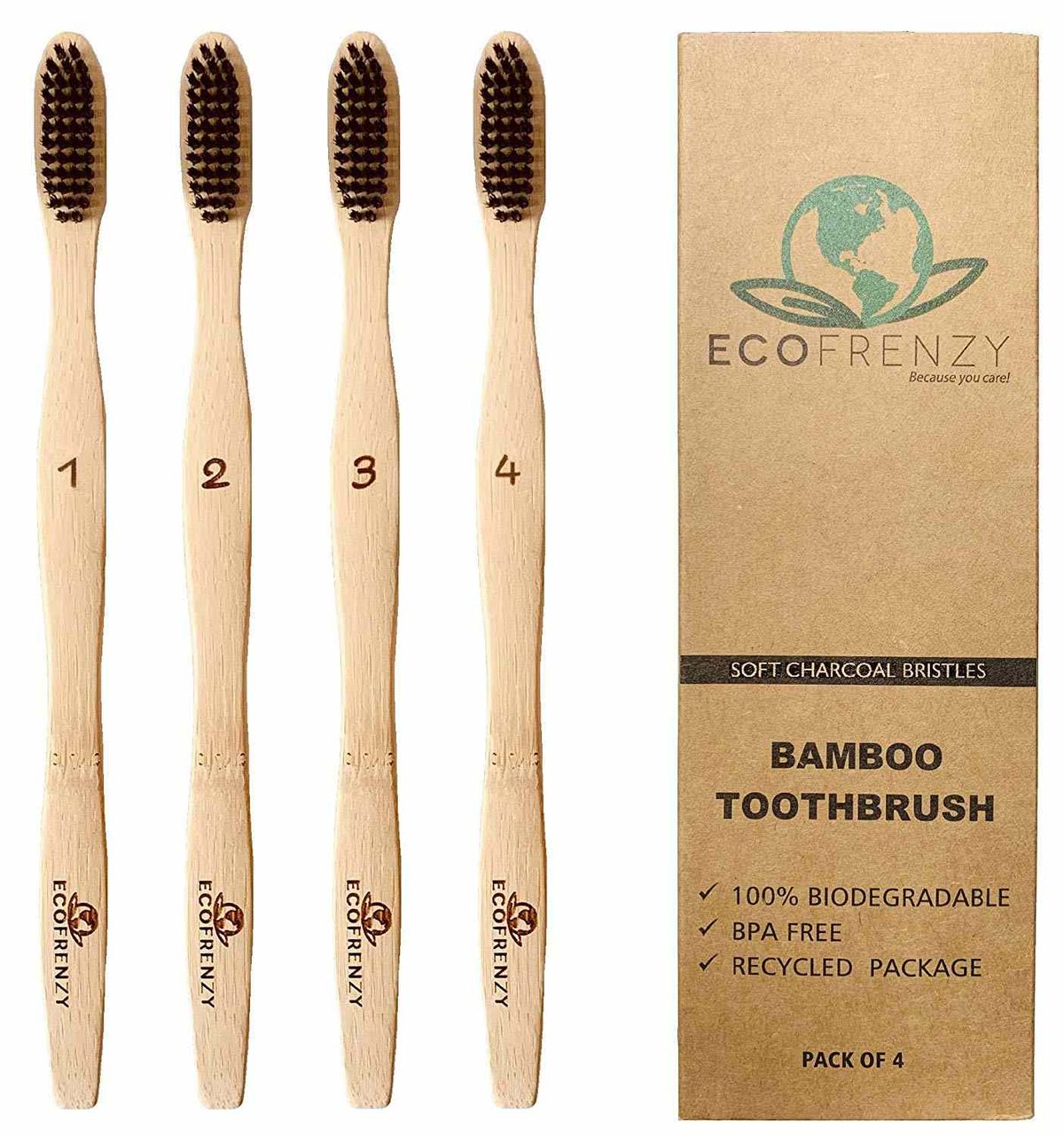 Bambusová zubná kefka EcoFrenzy