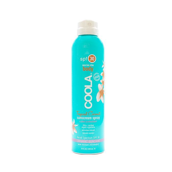 „Coola Sport“ nuolatinis purškalas SPF 30 tropinis kokosas