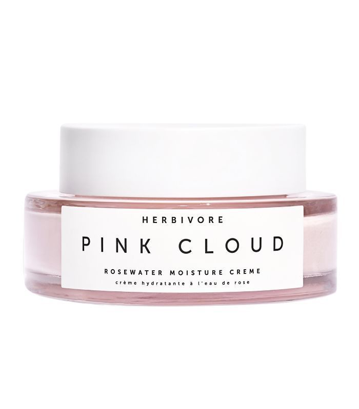 Pflanzenfressende rosa Wolken-Rosenwasser-Feuchtigkeitscreme