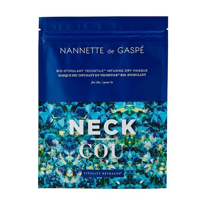 Nannette de Gaspé Bio-Stumulant Techstile Mascarilla para cuello seco con infusión