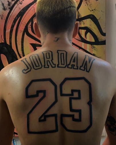 Tatuaggio Schiena Air Jordan