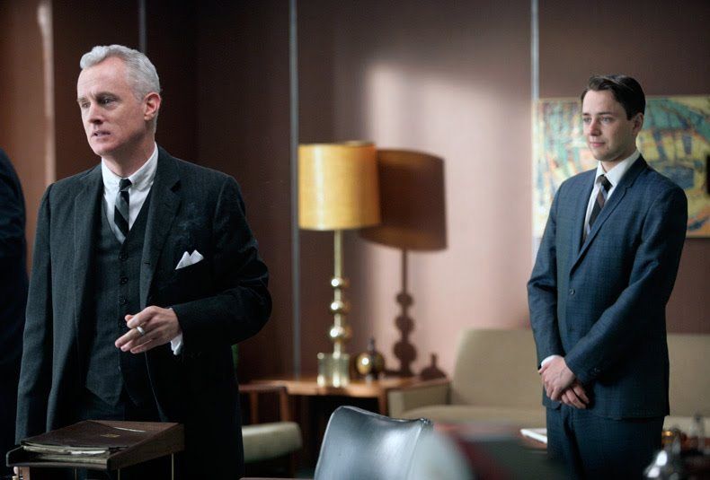 Roger Sterling y Pete Campbell