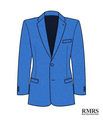 sininen puku takki