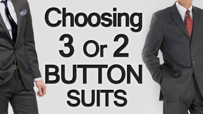 בחירה-בין-3 כפתורים-או-2 כפתורים-חליפות-גברים-טיפים בסגנון גברים